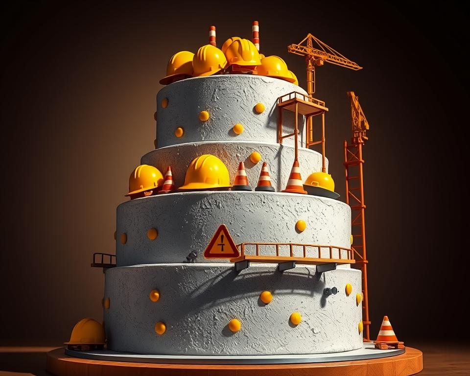 Tower Construction cake